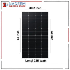Longi Horizon  ( PACK OF 2 ) Solar Panel 225Watt 1 Year Warranty