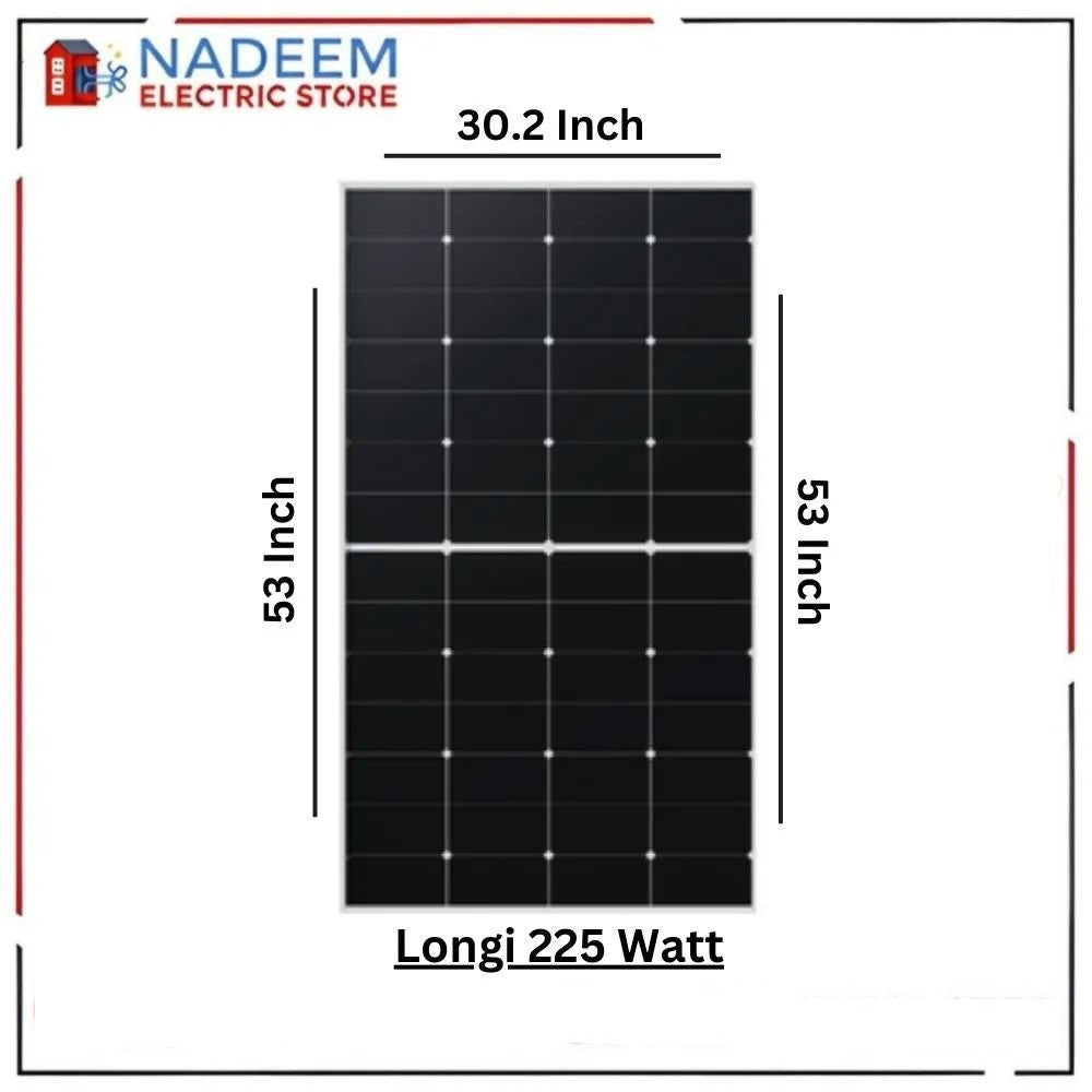 Longi Horizon Solar Panel 225Watt 1 Year Warranty