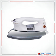 National Grey Dry Iron Lm - 22 - 5 years warranty - 1000W - Grey Plate - Nadeem Electric Store