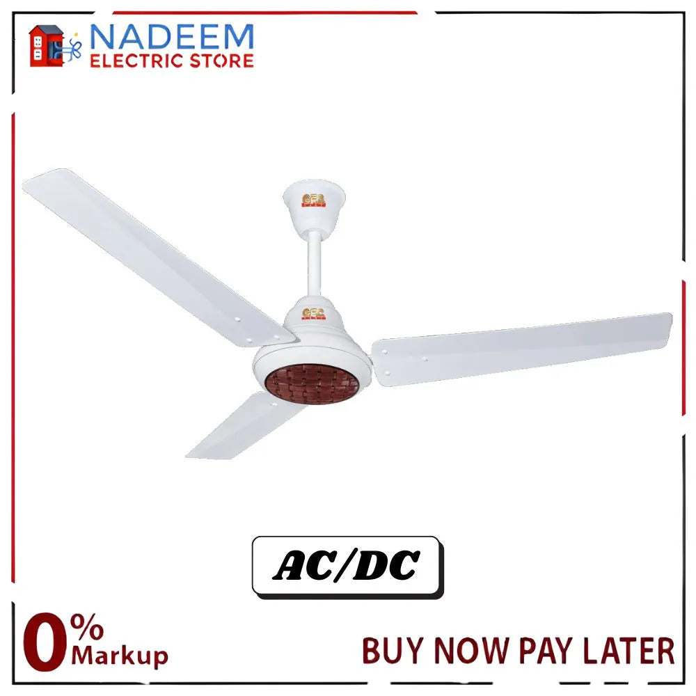 GFC Ceiling Fan Solar Ravi Plus AC/DC 60 Volt Energy-efficient Electrical Steel Sheet and 99.9% Pure Copper Wire.1 Years Brand Warranty