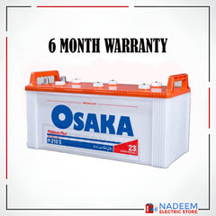 Osaka P210-S Platinum Plus Lead Acid Unsealed Car Battery - Nadeem Electric Store