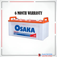 Osaka P250-S Platinum Plus Without Lead Acid Unsealed Car Battery - Nadeem Electric Store