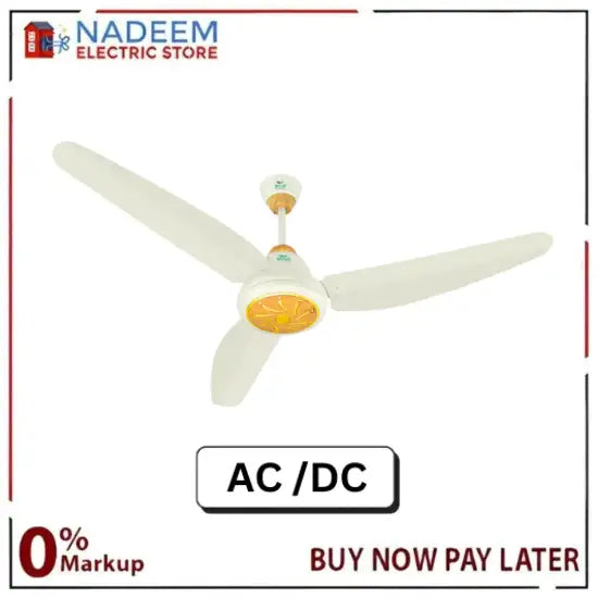 Tamoor Ceiling Fan Pearl Model | AC/DC Inverter Fan Noiseless Motor. 99% Copper Winding