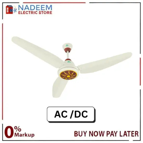 Tamoor Ceiling Fan Pearl Model | AC/DC Inverter Fan Noiseless Motor. 99% Copper Winding