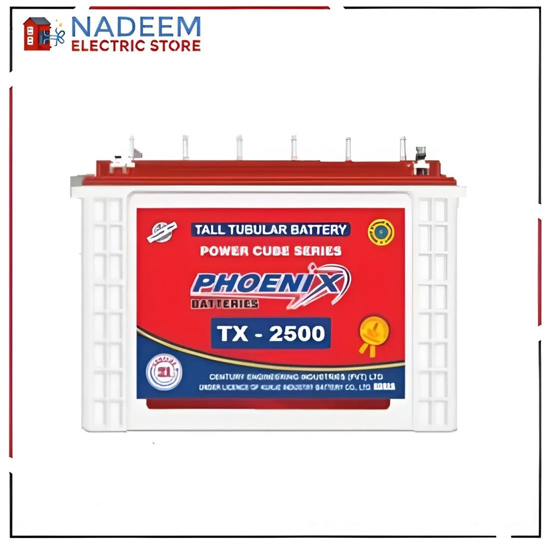 Phoenix Battery TX 2500 230 AH Tubular Battery ( ONLY FOR KARACHI )