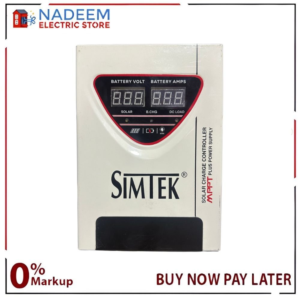 Simtek Mppt Charge Controller 70AMP Plus Power Supply - Nadeem Electric Store