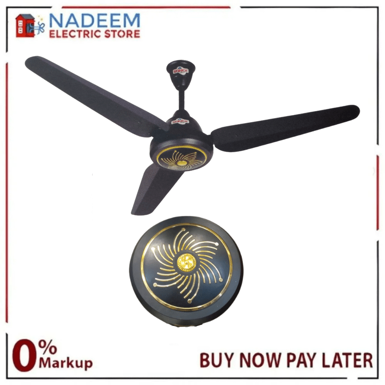 Sonex Ceiling Fan (AcDc) Tulip Model With Remote Control Copper Winding 56 inches - Nadeem Electric Store
