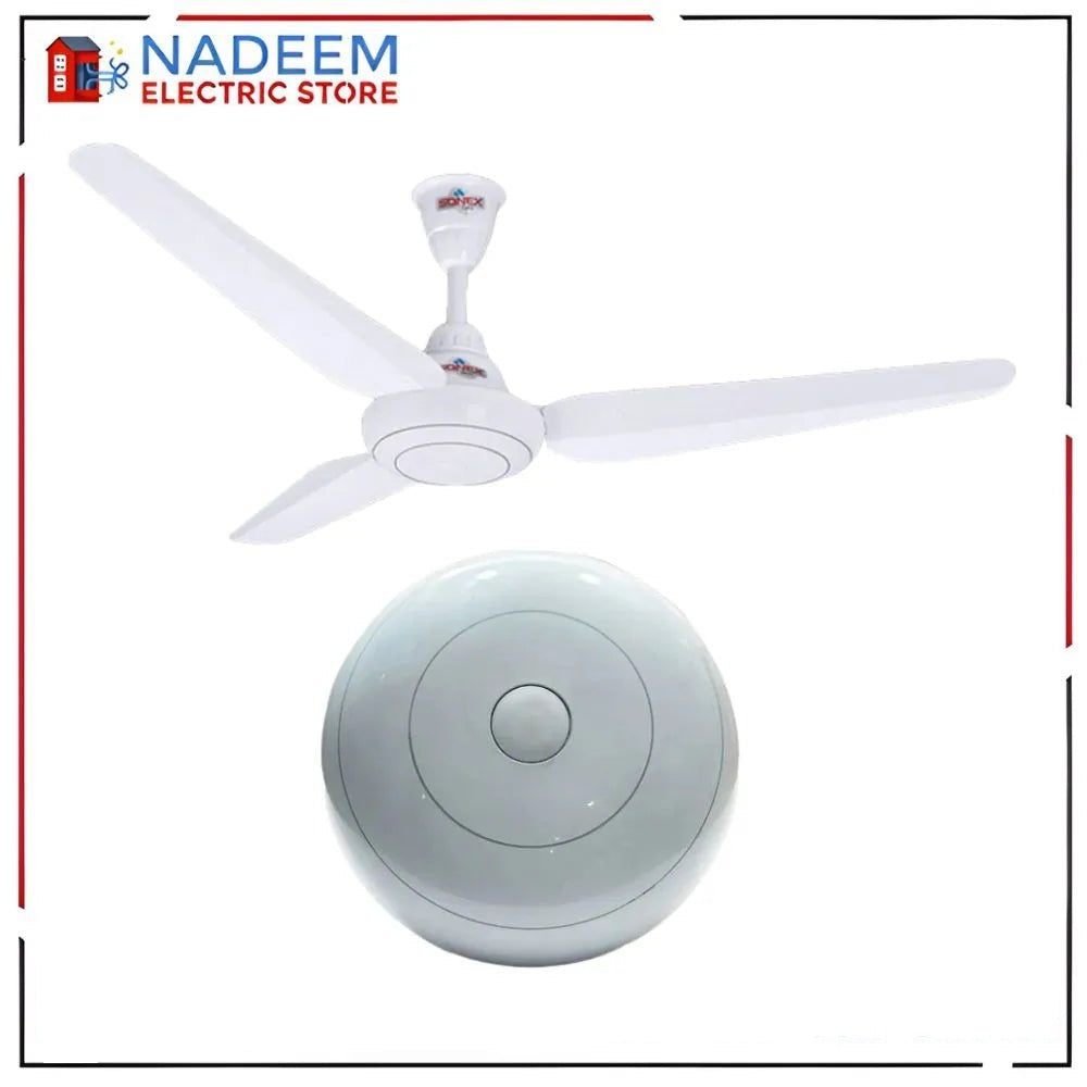 Sonex Stranded Deluxe Ceiling Fan 56'' Copper (full white)