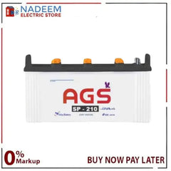 AGS Battery SP-210 23 Plates 150 AH New Box Pack Without Acid