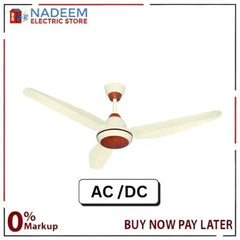 Tamoor Ceiling Fan Executive Model | AC/DC Inverter Fan 56 Inch Motor Copper Winding - Nadeem Electric Store