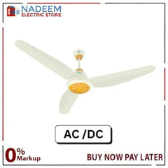 Tamoor Ceiling Fan Pearl Model | AC/DC Inverter Fan Noiseless Motor. 99% Copper Winding - Nadeem Electric Store