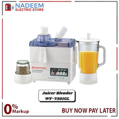 Westpoint Juicer Blender Drymill WF - 7501GL - Nadeem Electric Store