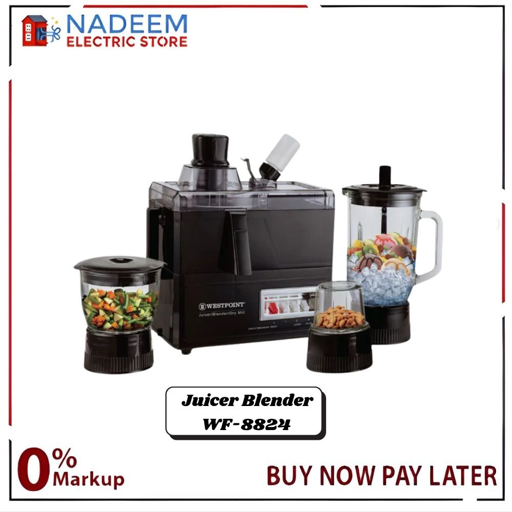 Westpoint Juicer Blender Drymill WF - 8824 - Nadeem Electric Store