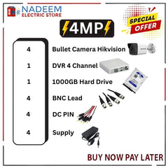 Hikvision 4MP Bullet Cameras package