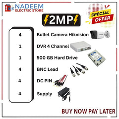 Hikvision 2MP Bullet Cameras package