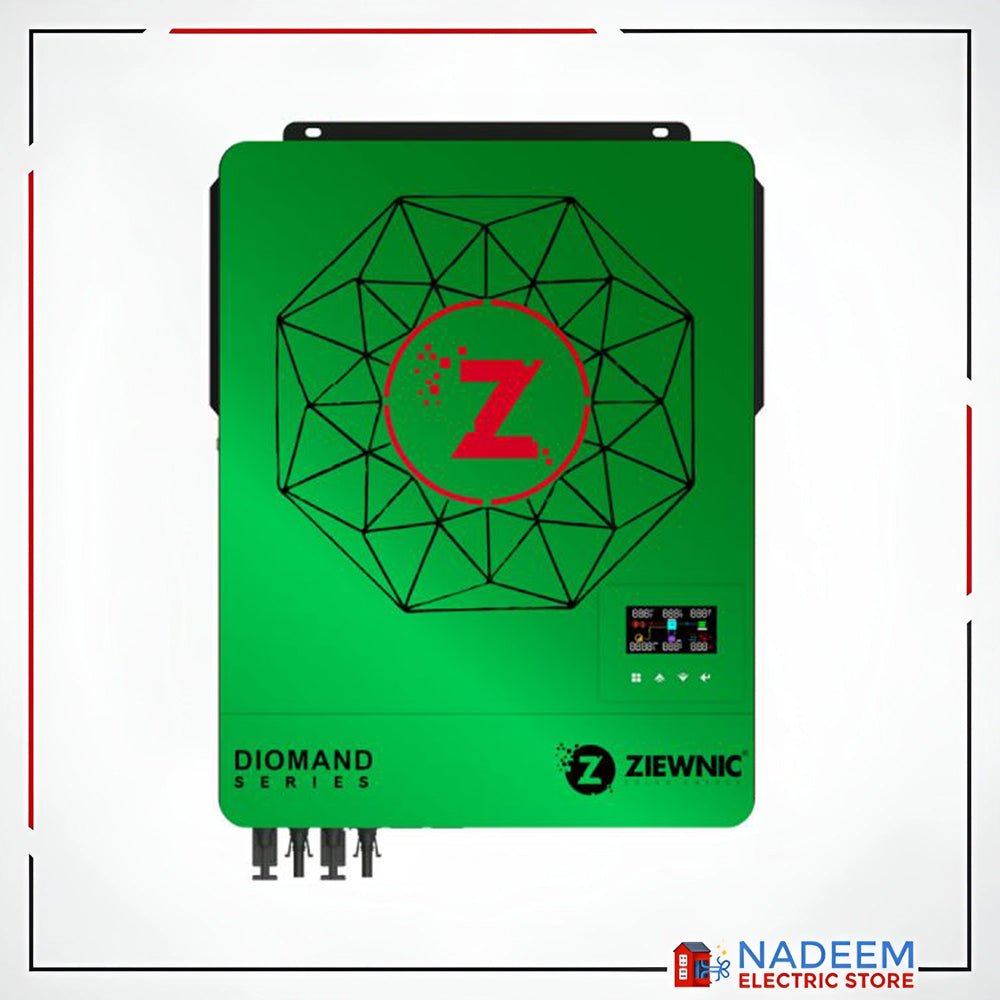 ZIEWNIC Solar Hybrid Inverter10.5 (KW) 5G PV13000 ON/OFF/MKS/KS 100% Pure Sine Wave Solar Inverter 5 YEAR BRAND WARRANTY - Nadeem Electric Store