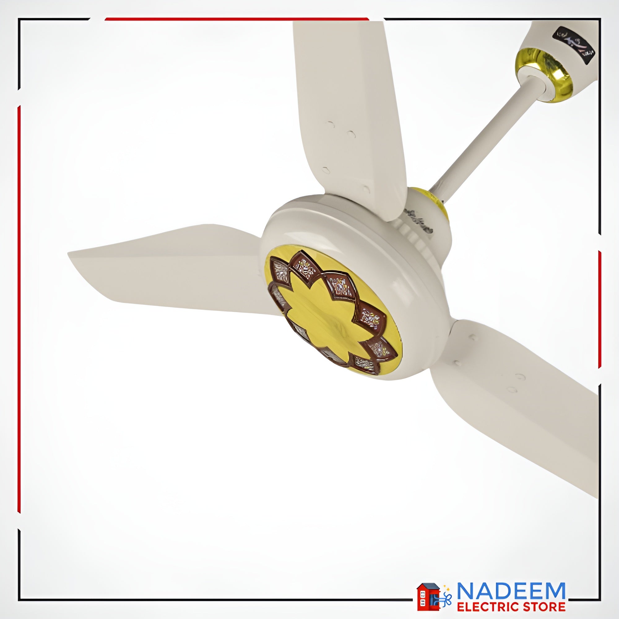 Khurshid Fan Flower (AC-DC Ceiling Fan Inverter Hybrid) - Remote Control Copper Winding 56 inches - Nadeem Electric Store