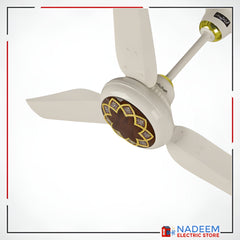 Khurshid Fan Flower (AC-DC Ceiling Fan Inverter Hybrid) - Remote Control Copper Winding 56 inches - Nadeem Electric Store