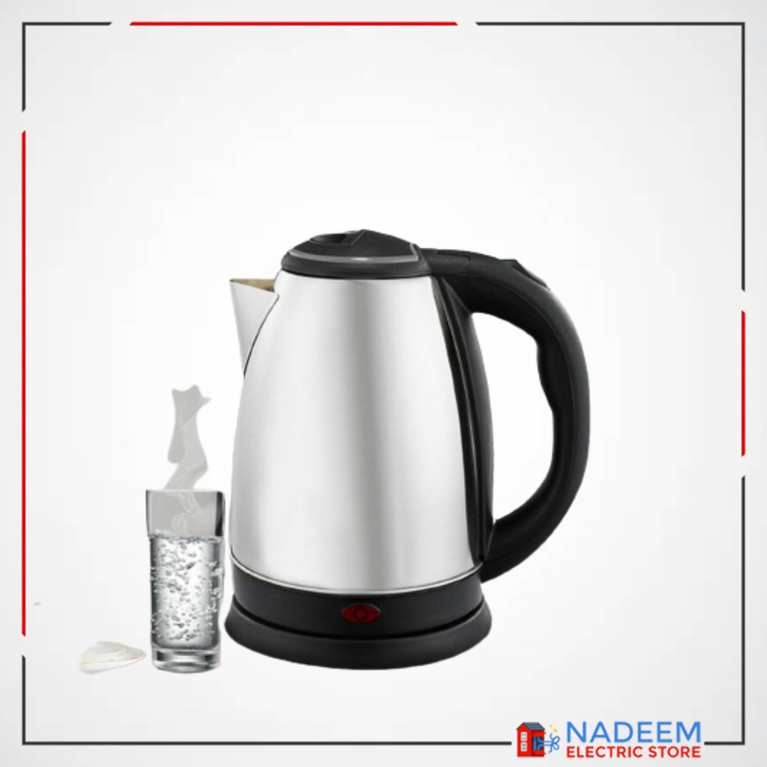 NATIONAL Electric Kettle (2.0 Litre) Hot Water Kettle Elegant Design Premium Quality Tea Coffee - Nadeem Electric Store