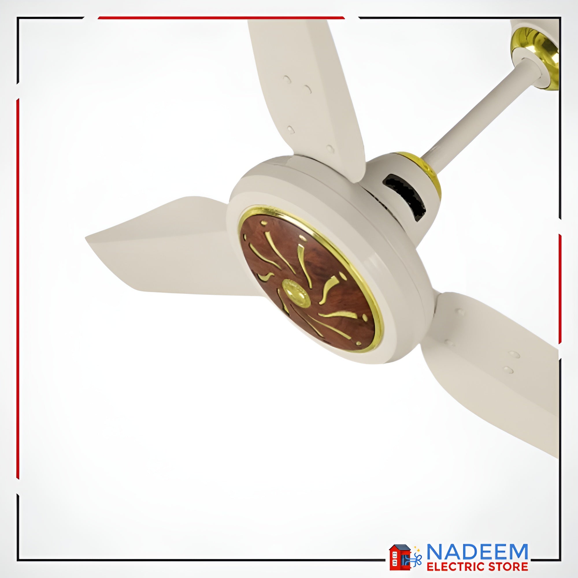 Shaban (AC-DC Ceiling Fan Inverter Hybrid) - Remote Control - Copper Winding - 56 inches - Nadeem Electric Store