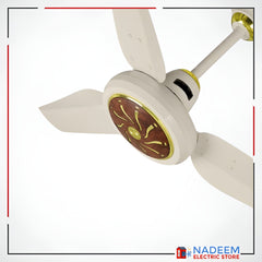 Shaban (AC-DC Ceiling Fan Inverter Hybrid) - Remote Control - Copper Winding - 56 inches - Nadeem Electric Store