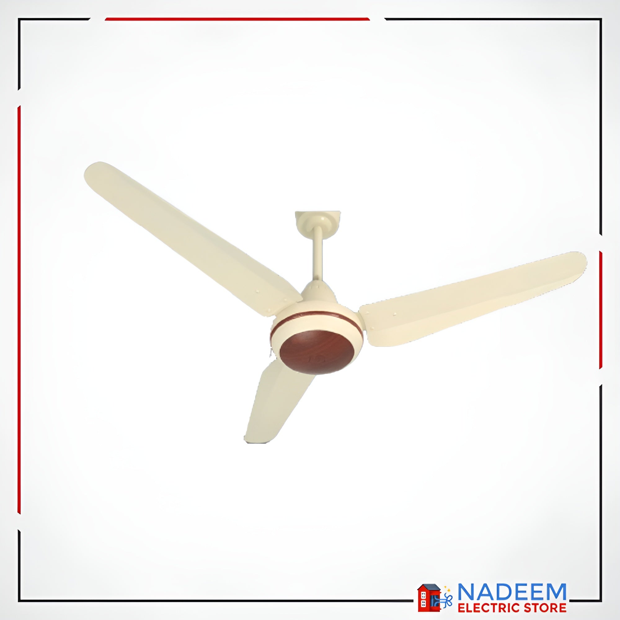 Shaban Fans (AC-DC Ceiling Fan Inverter Hybrid) - Remote Control - Copper Winding - 56 inches - Nadeem Electric Store