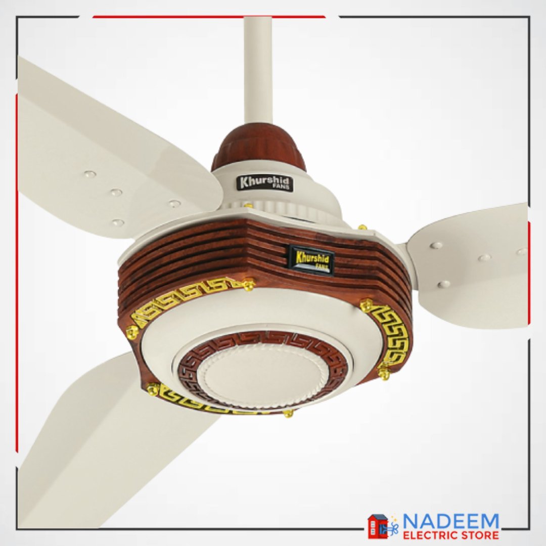 Tricon Khurshid Fan AC-DC Ceiling Fan Inverter Hybrid) Remote Control Copper Winding 56 inches - Nadeem Electric Store